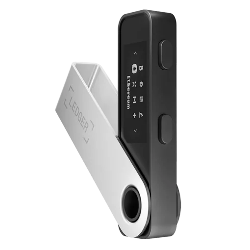 Ledger Nano S Plus + matte black לדג'ר נאנו אס פלוס שחור מאט