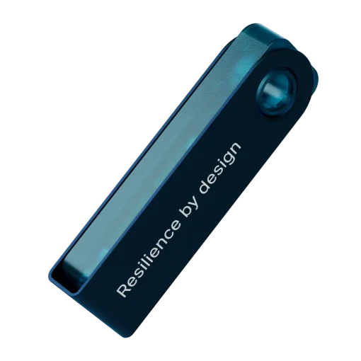 Ledger Nano S Plus + sapphire blue לדג'ר נאנו אס פלוס כחול ספיר