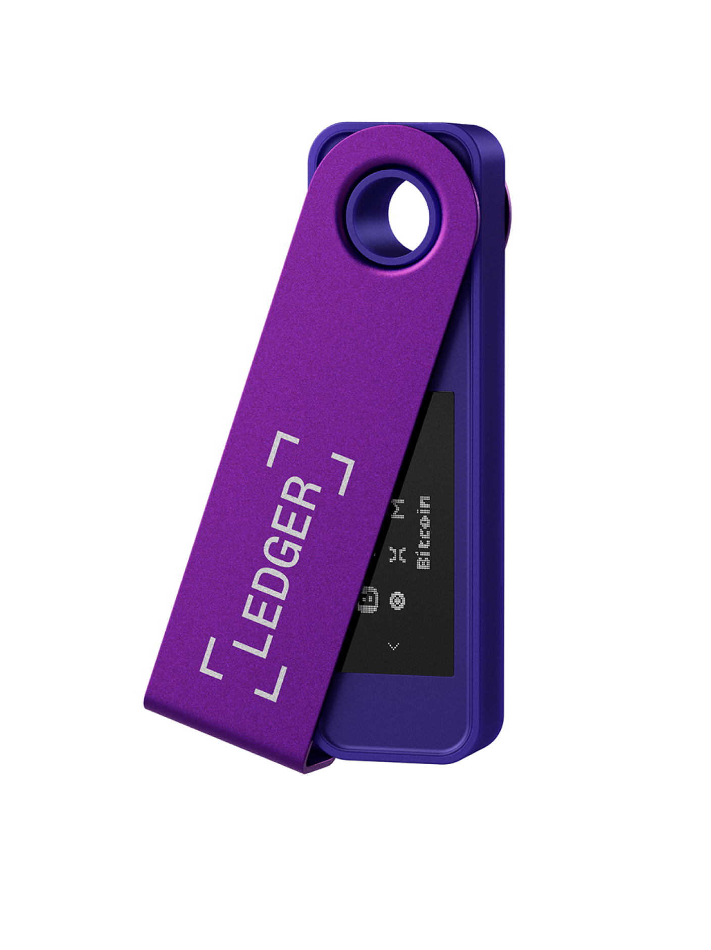 לדג'ר נאנו X בצבע סגול , ledger nano x