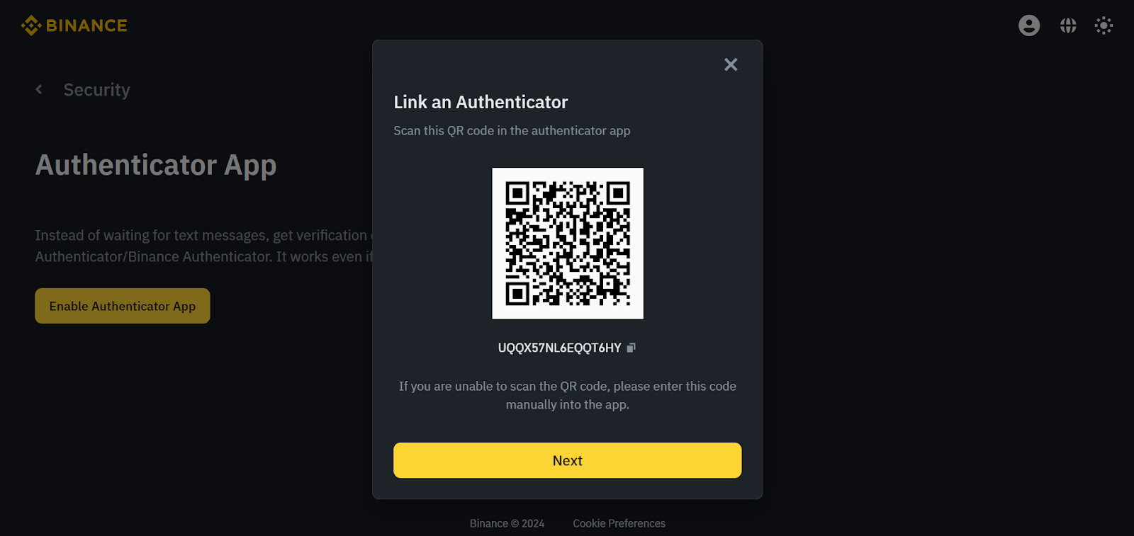 Two Factors Authentication
שלבים בהתחברות לביינאנס