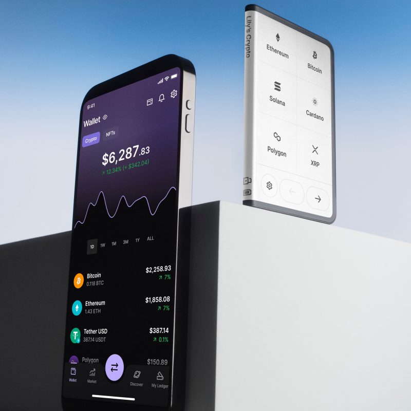ארנק לדג'ר סטאקס- Ledger stax wallet.