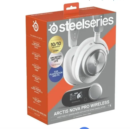 אוזניות גיימינג אלחוטיות SteelSeries Arctis Nova Pro
